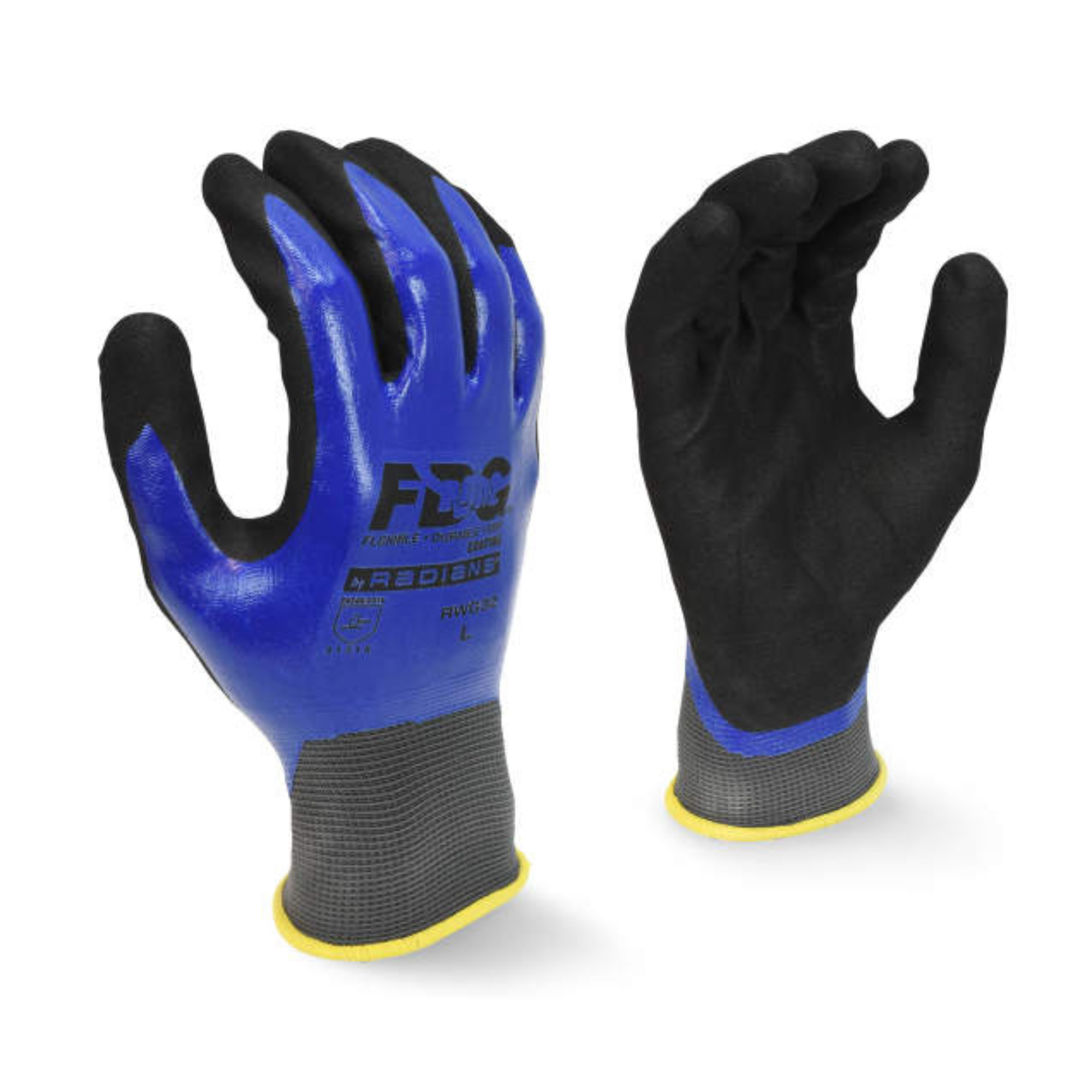 Radians RWG32 FDG Coating Full Dipped Waterproof Nitrile Work Glove from Columbia Safety